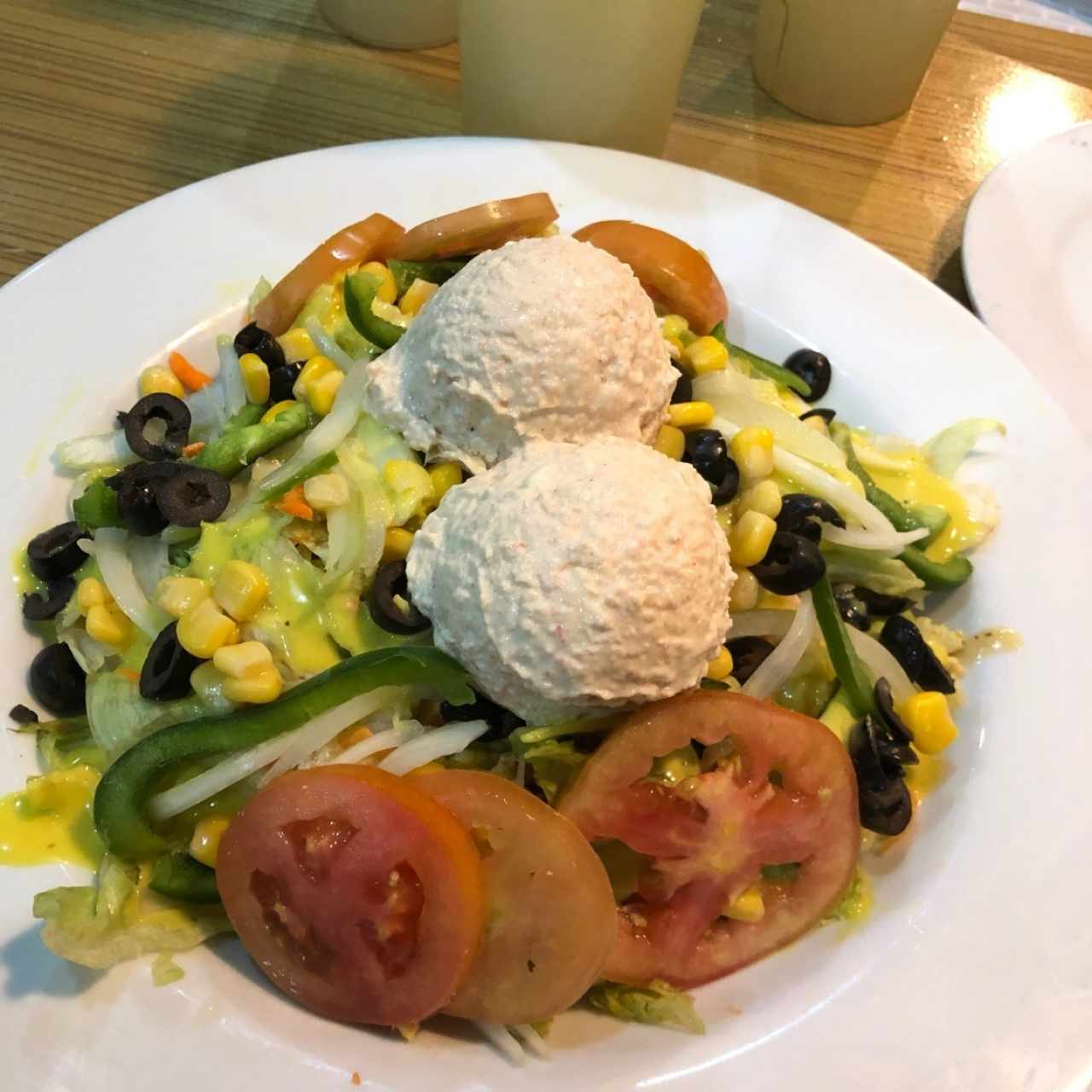 ensalada de cangrejo 