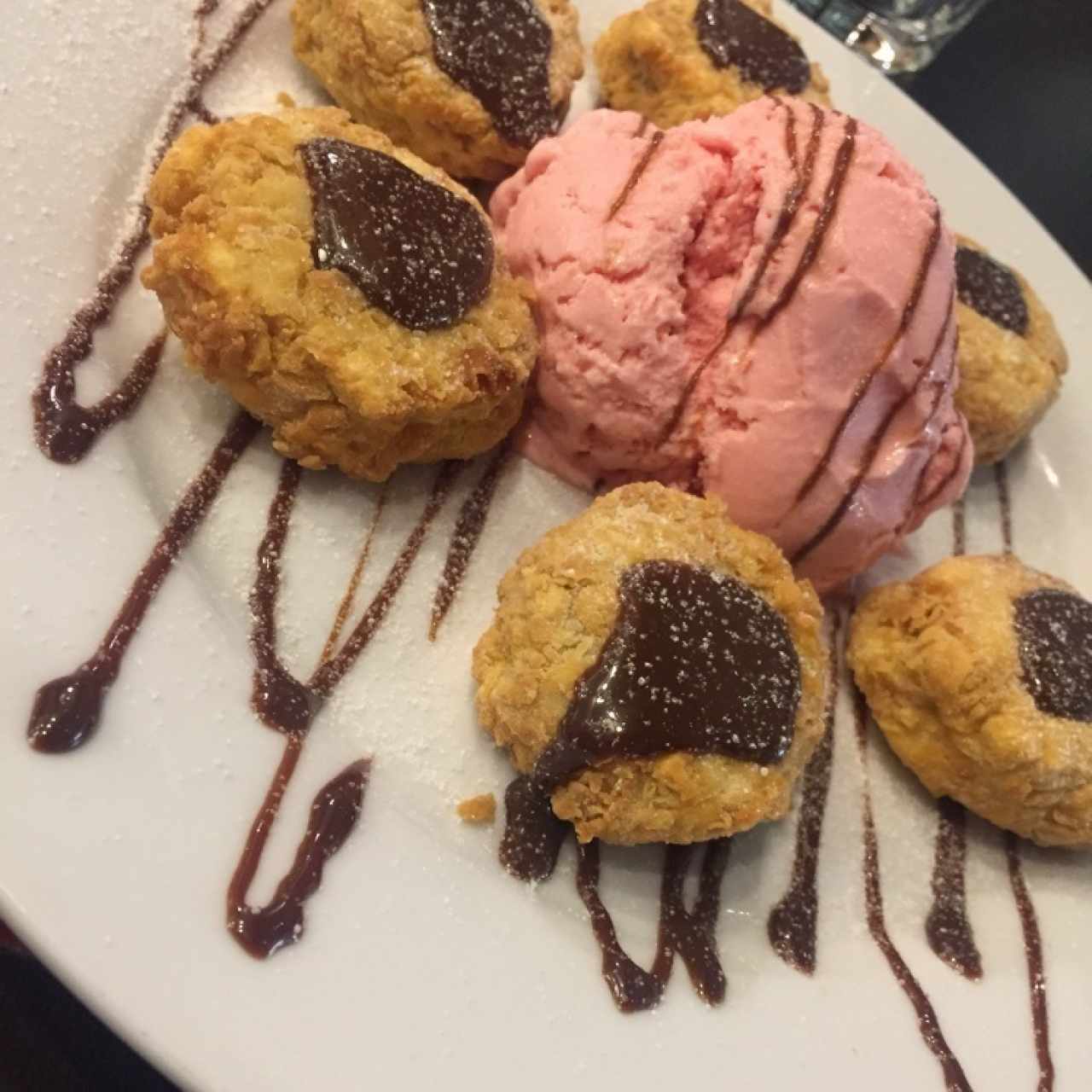 tempura de galleta oreo