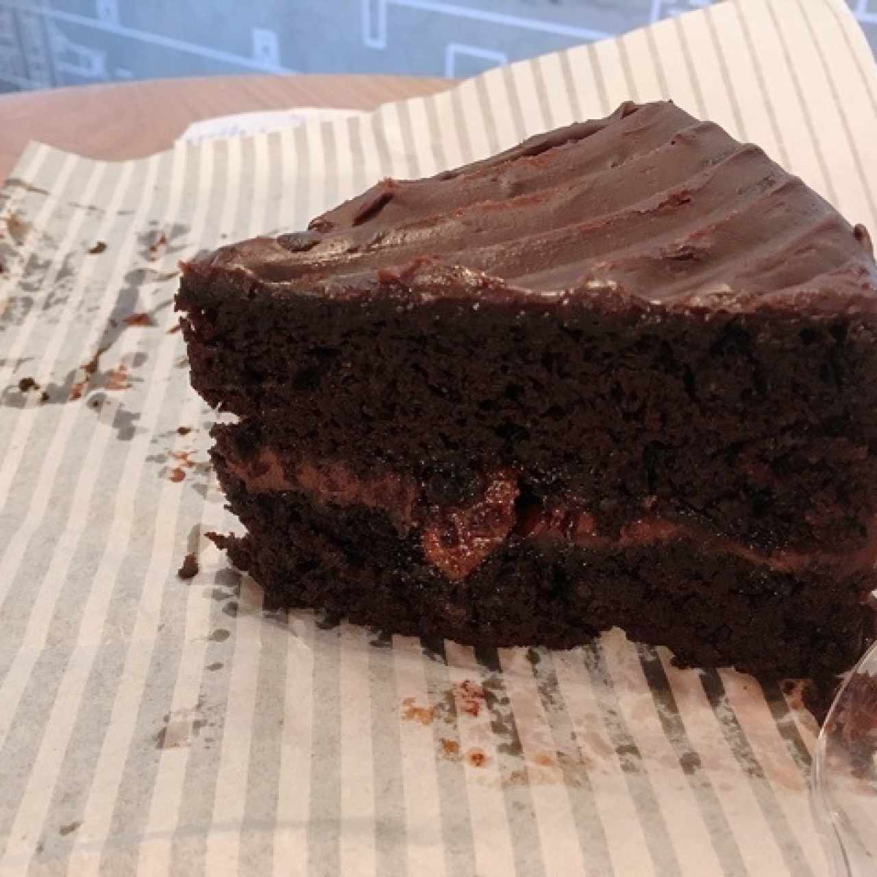 Torta húmeda de chocolate 