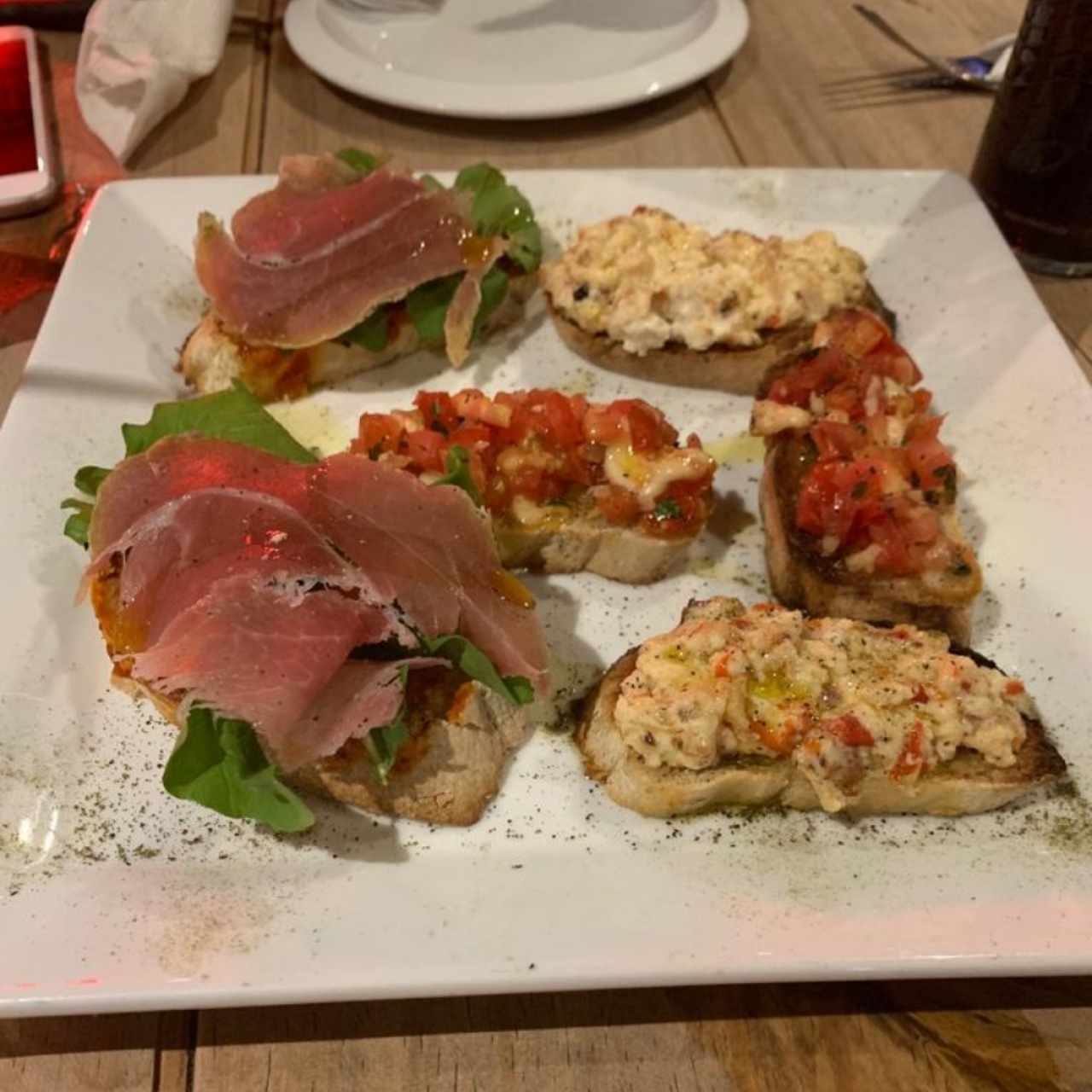 Entrada de degustacion 