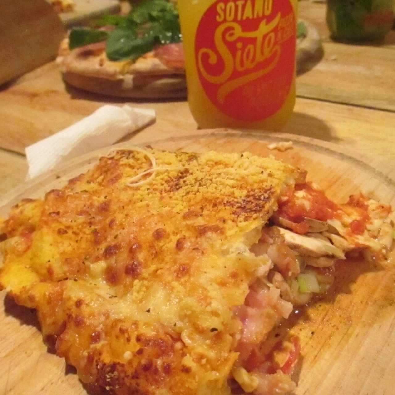 calzone sótano siete