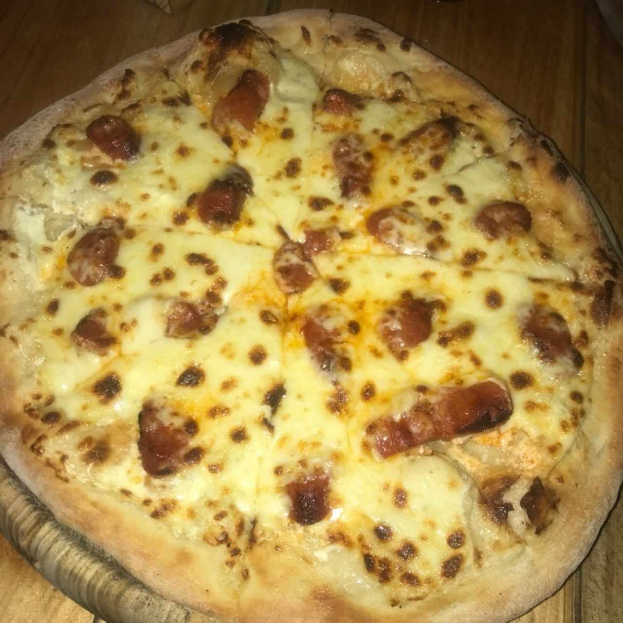 pizza con chistorras 
