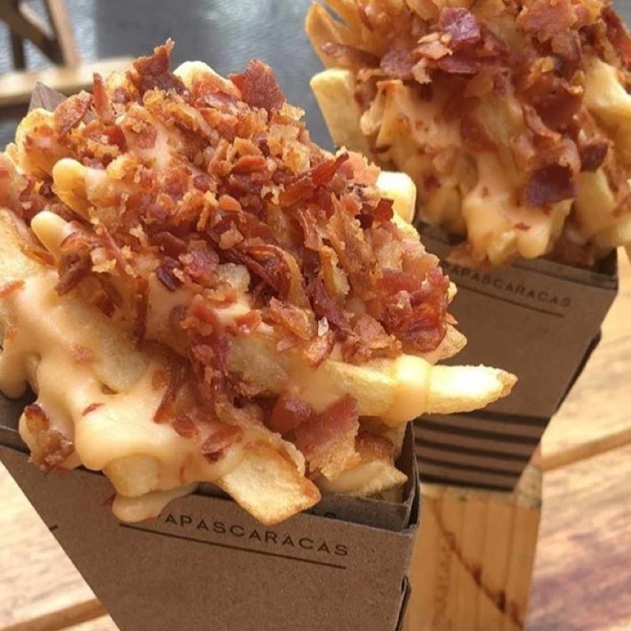 Papas con tocineta