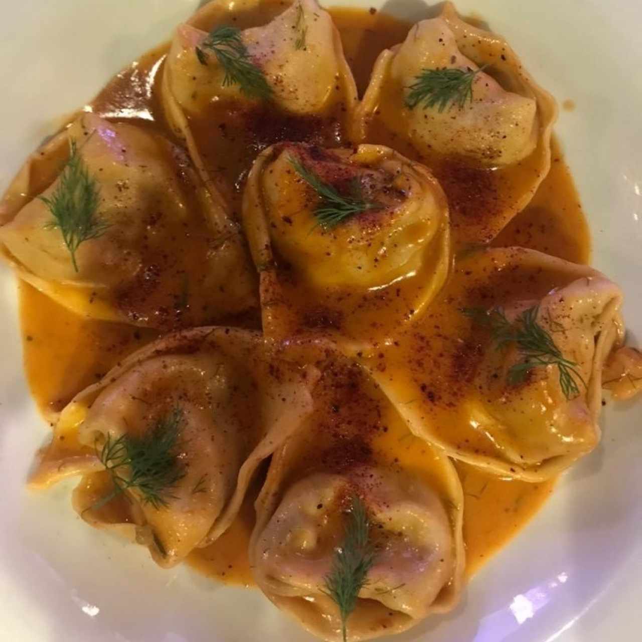 rellena de Langostinos 