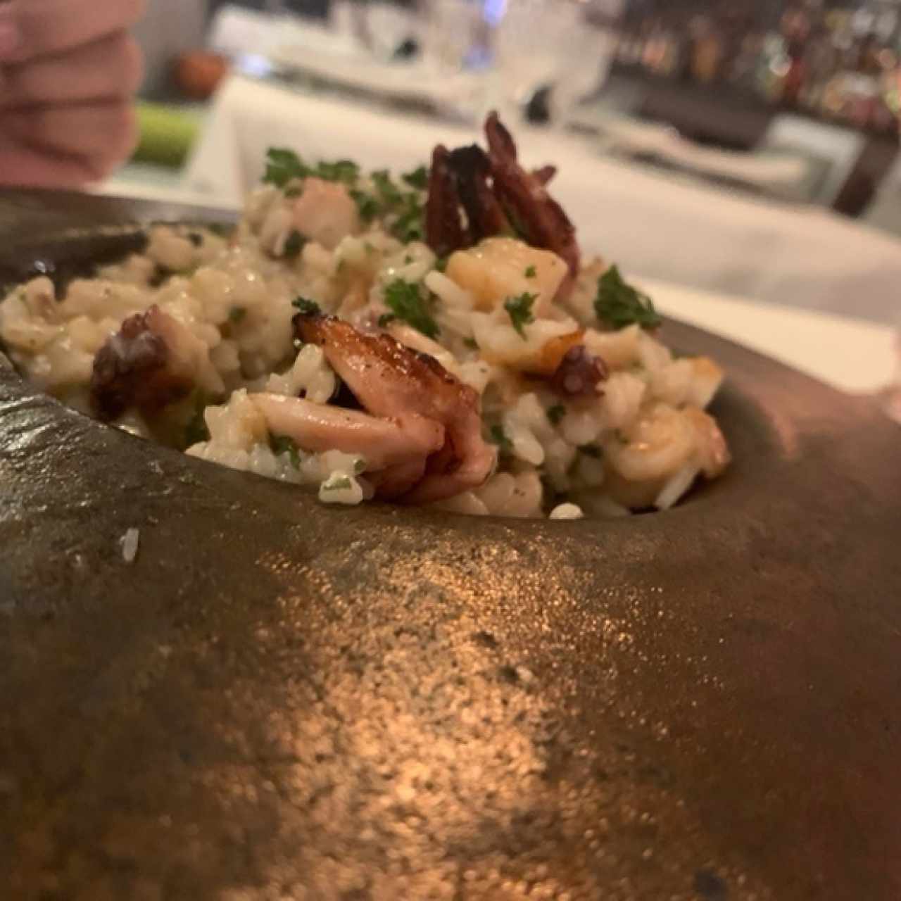 rissoto frutos del mar