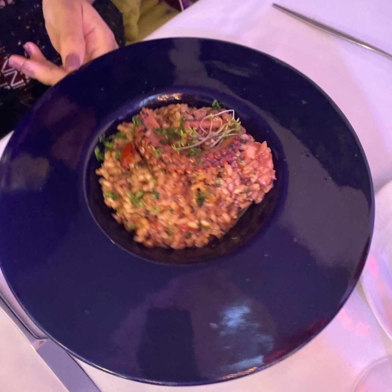 risotto di polpo