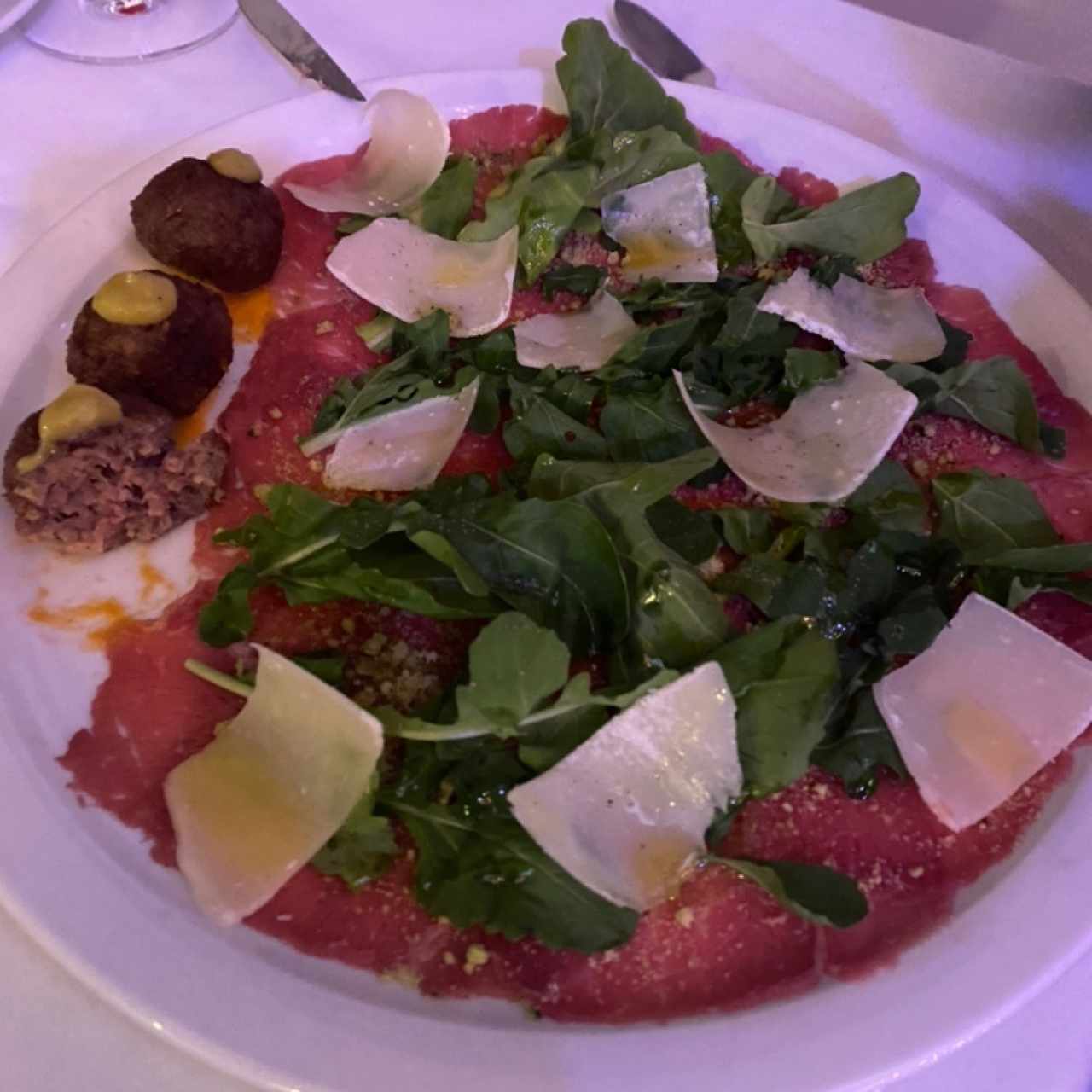 carpaccio di manzo