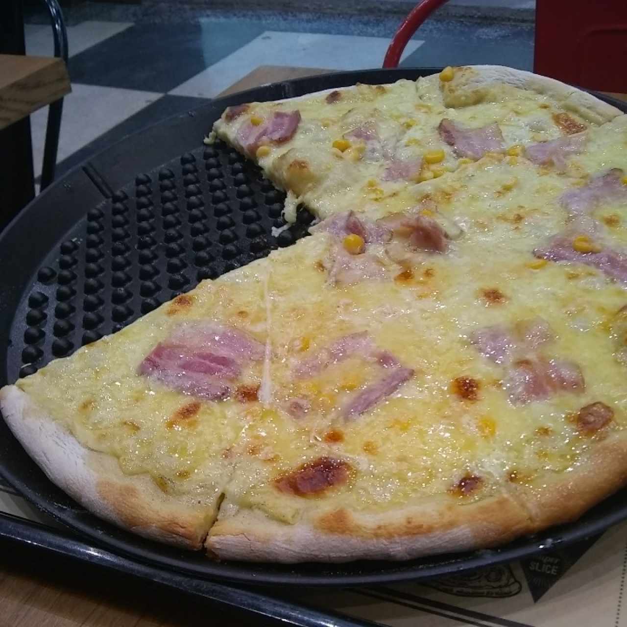 pizza carbonara
