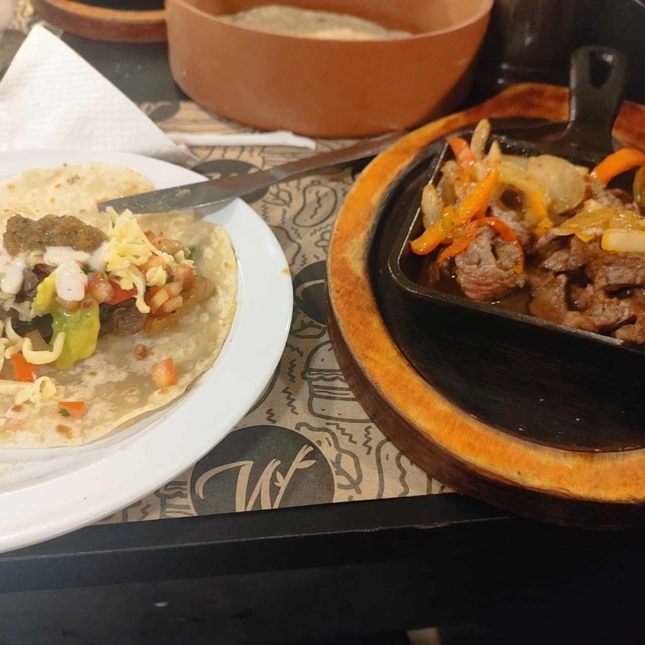 Fajitas mexicanas 