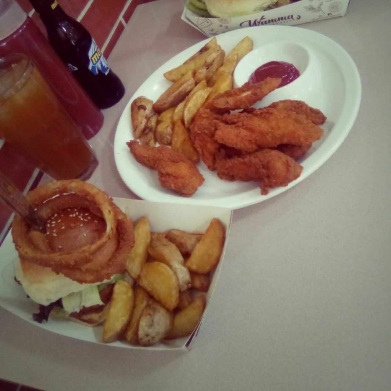 krispy burguer y tenders