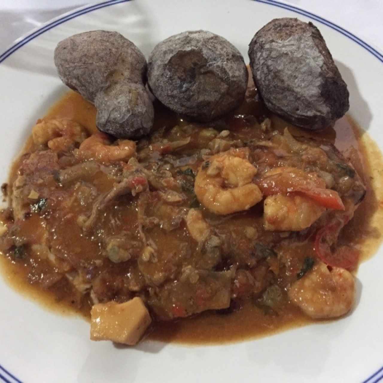 Filet de Pescado a la Marinera, excelente..!