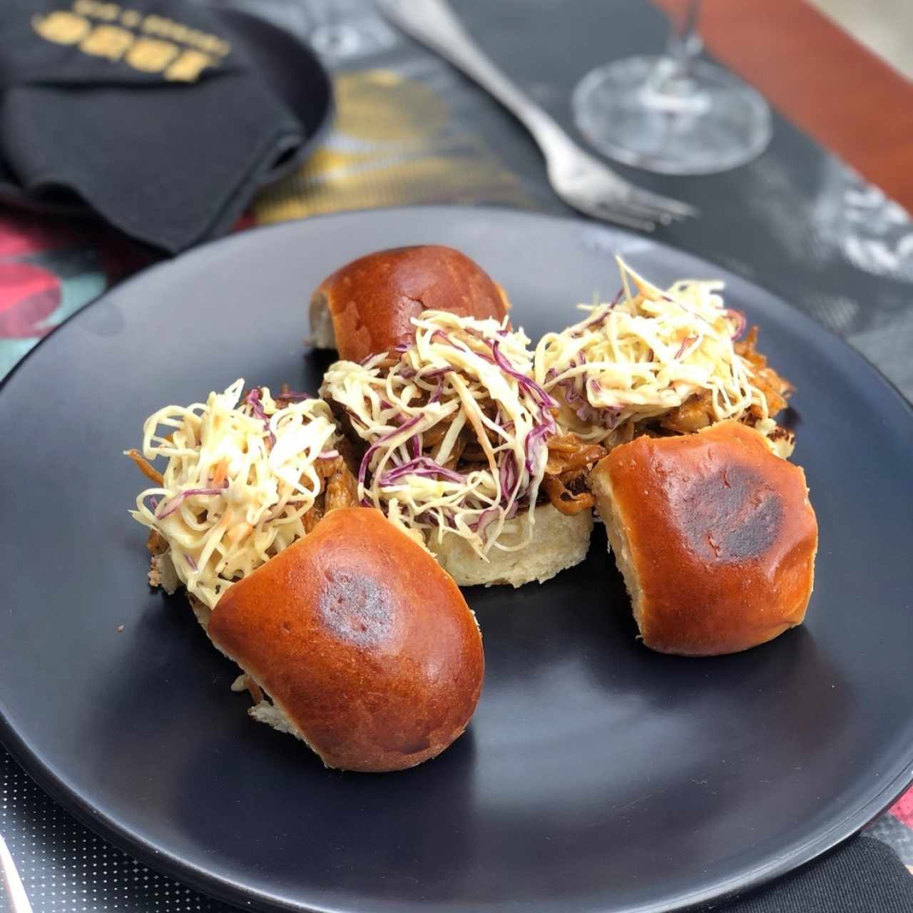 Trio de mini pulledpork