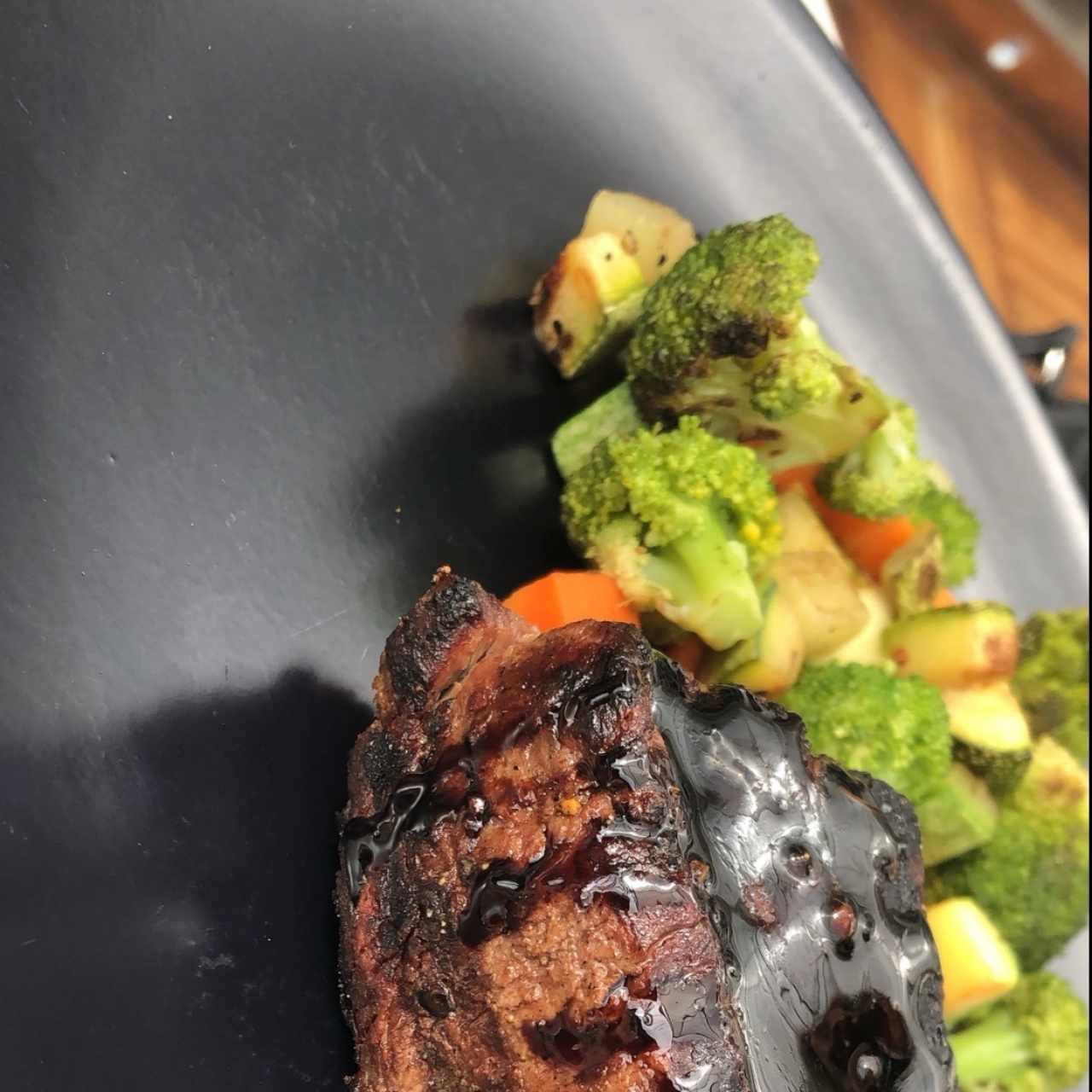 lomito con vegetales