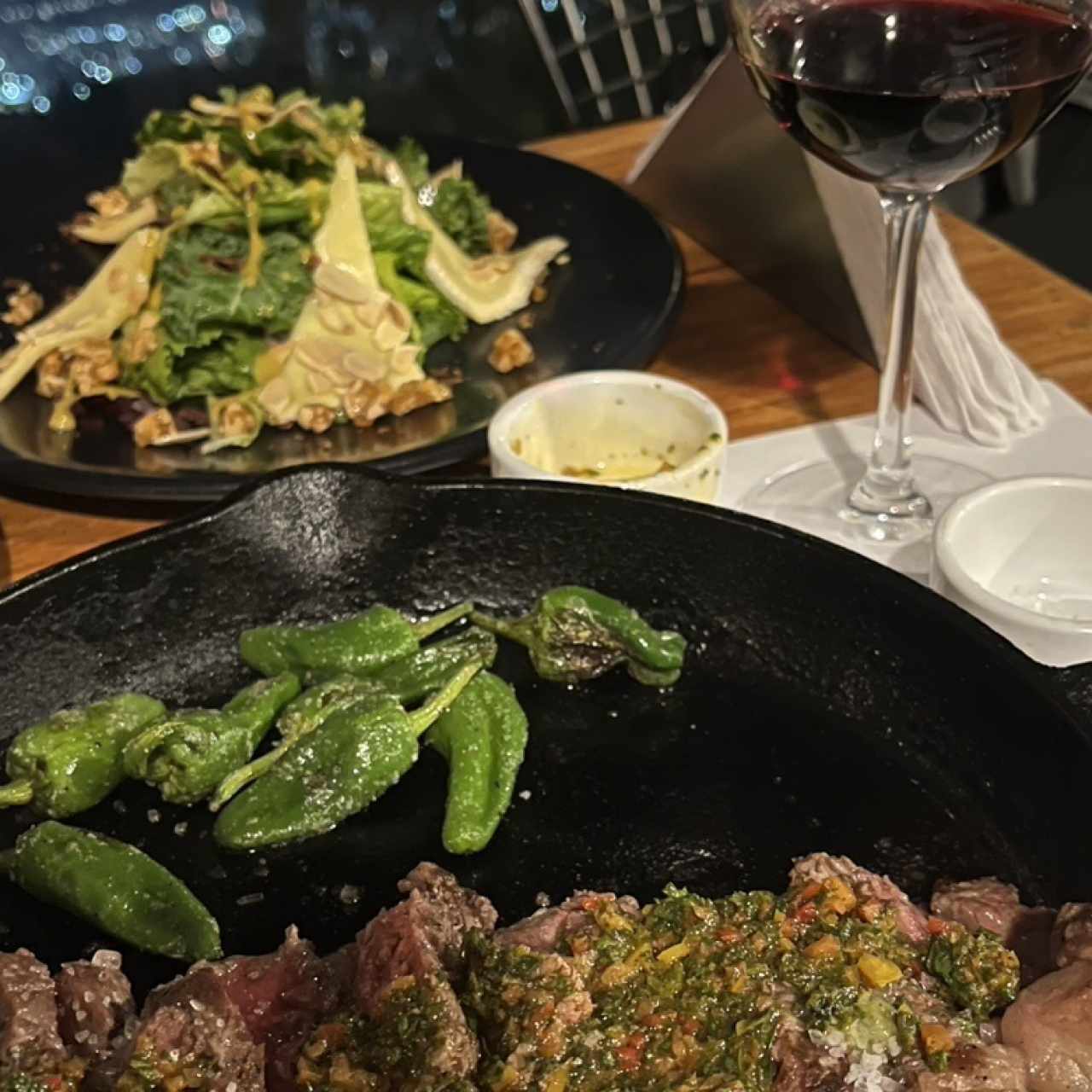 Churrasco Santa Bárbara / Ensalada Bríe