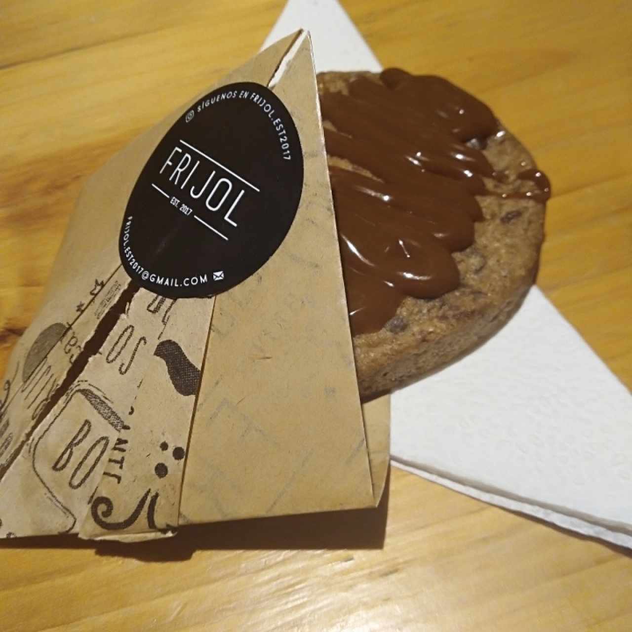 Cerrando con broche de oro, galleta con sirope de dulce de leche... LA GLORIA!!!! 