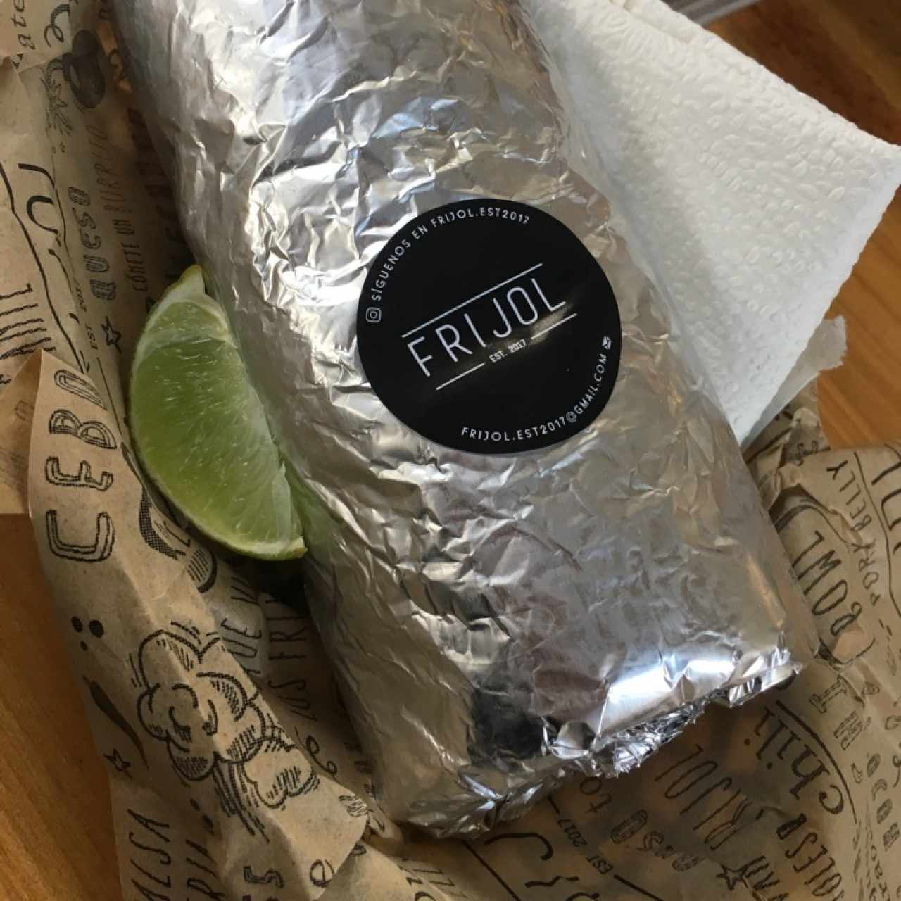 Burrito de pollo