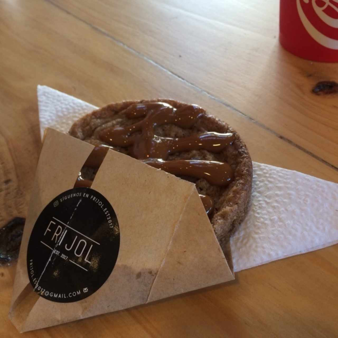 galleta con arequipe sin palabras 