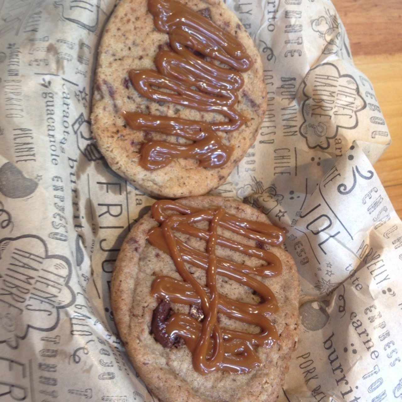 Galletas de chocolate con arequipe