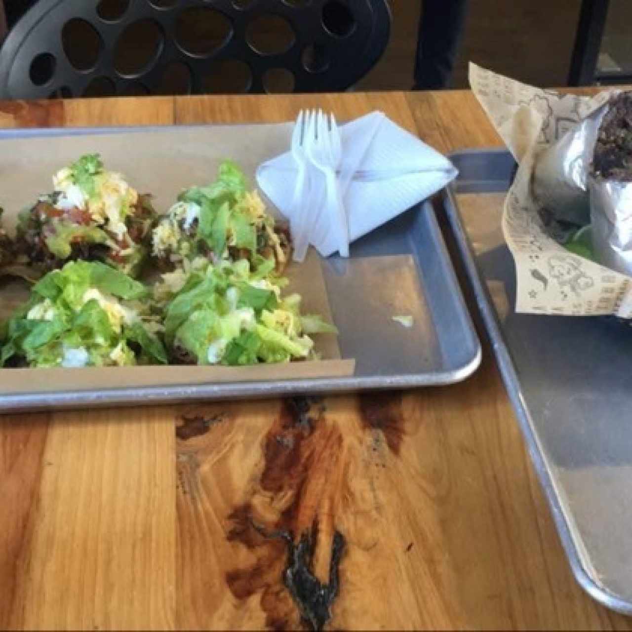 Tostadas y Burrito