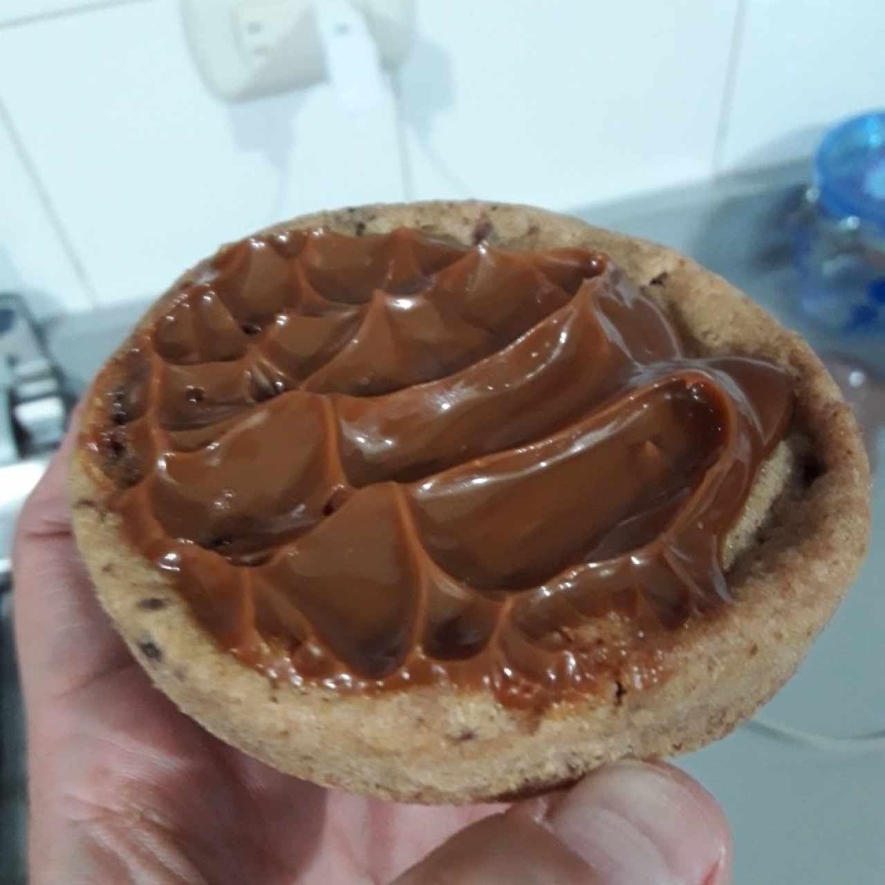 galleta de chocolate con arequipe