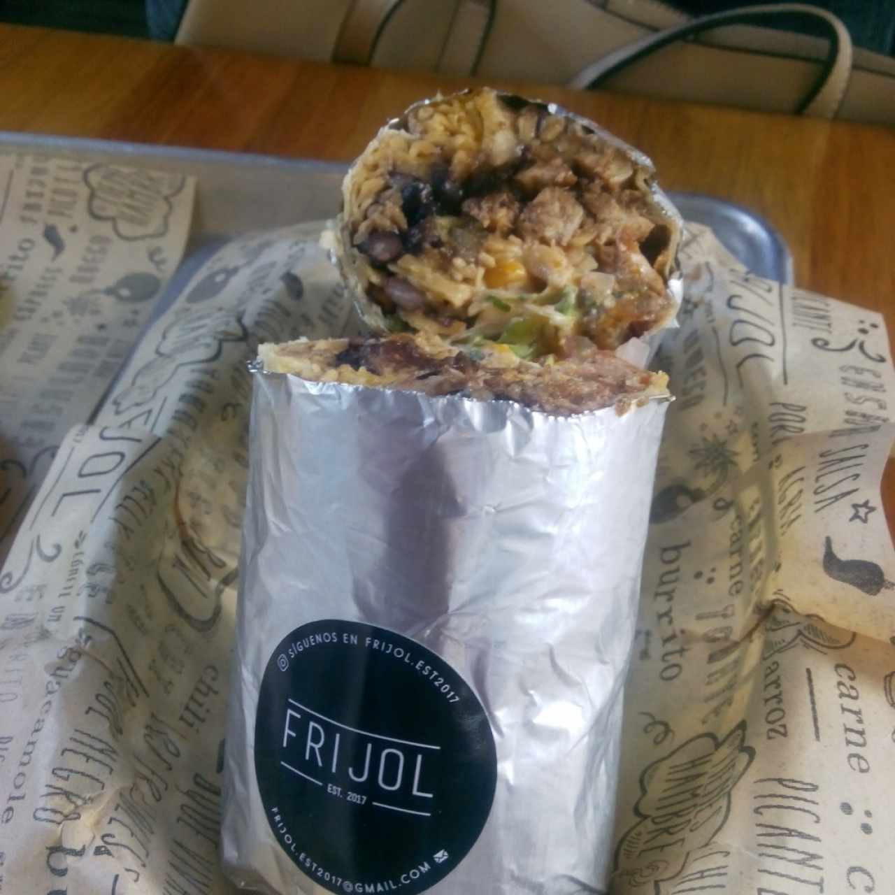 burrito de pollo