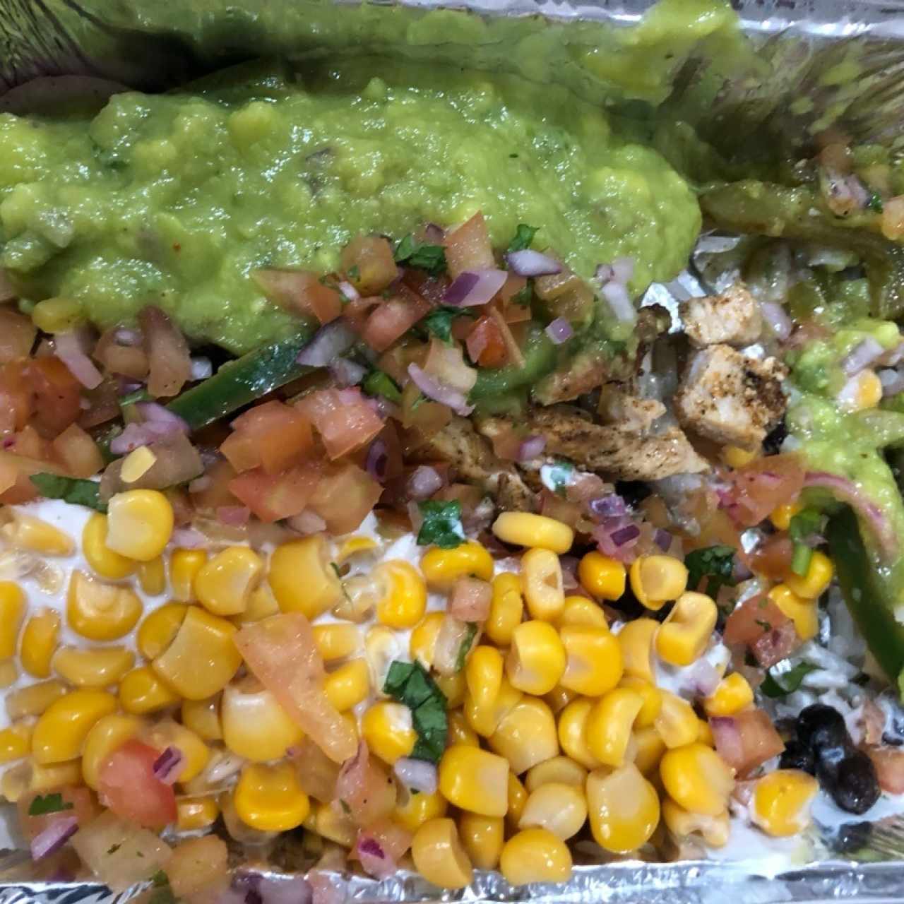 Bowl de pollo.