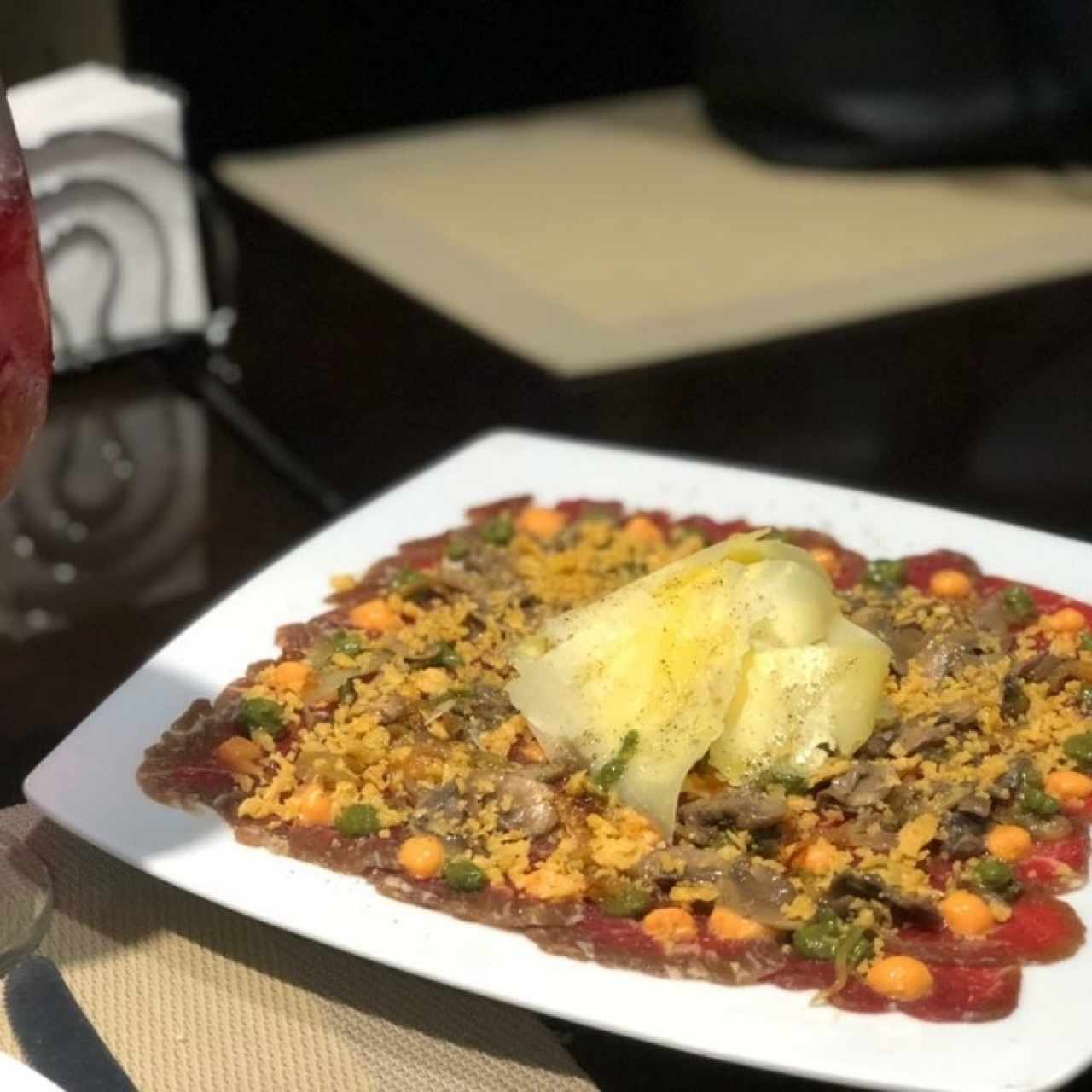 Carpaccio de lomito