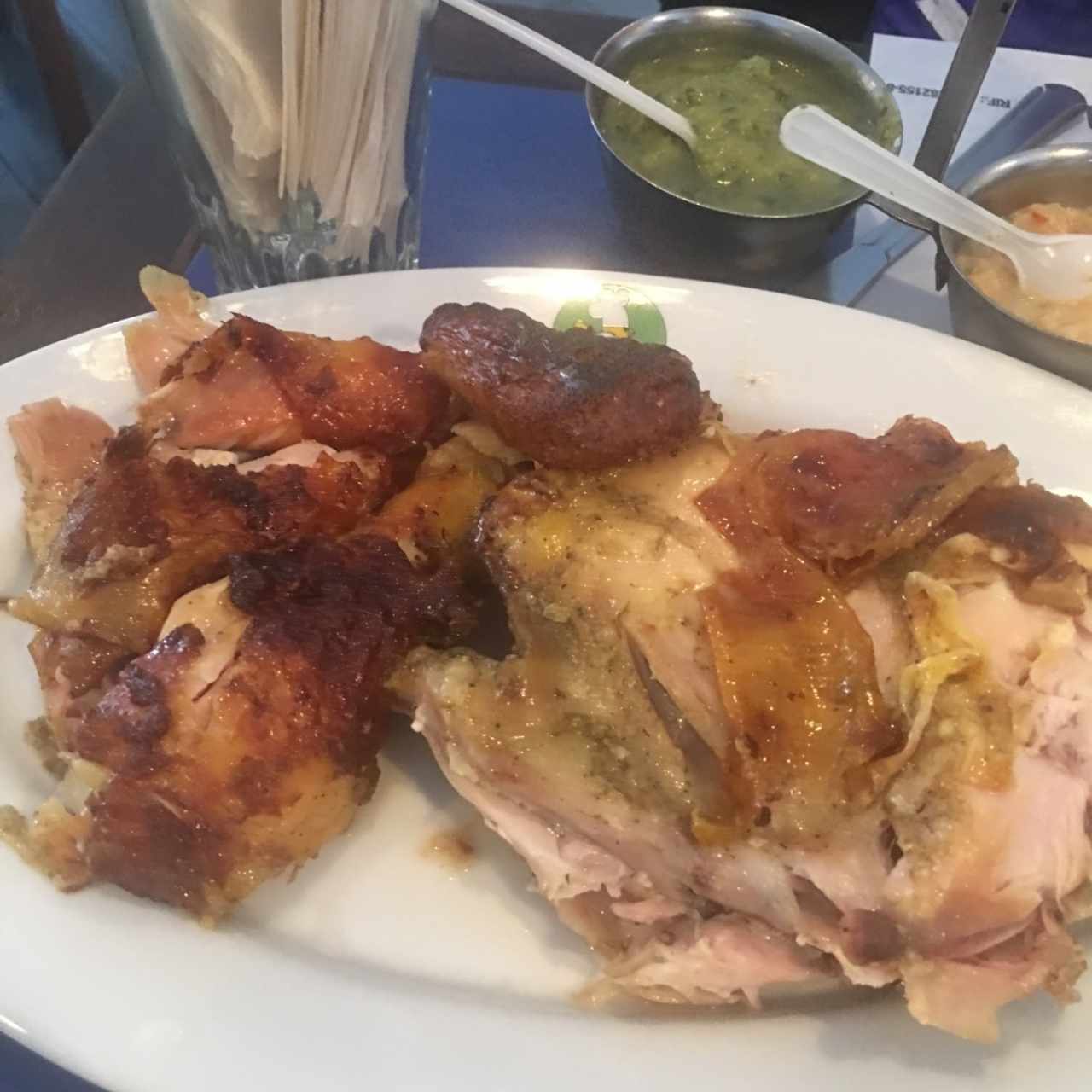 medio pollo