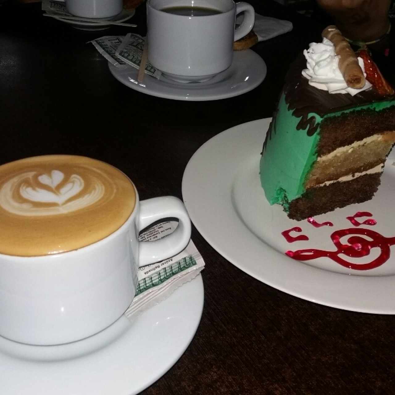 Marron con torta de Halloween! 