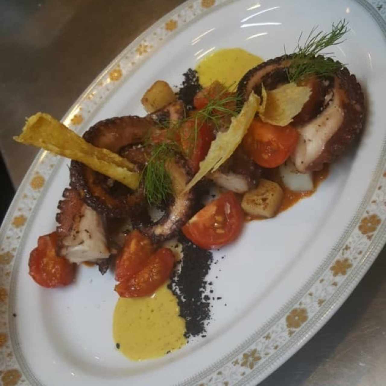 Tentaculos de pulpo
