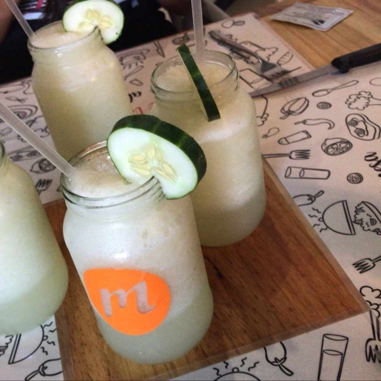 limonada con pepino