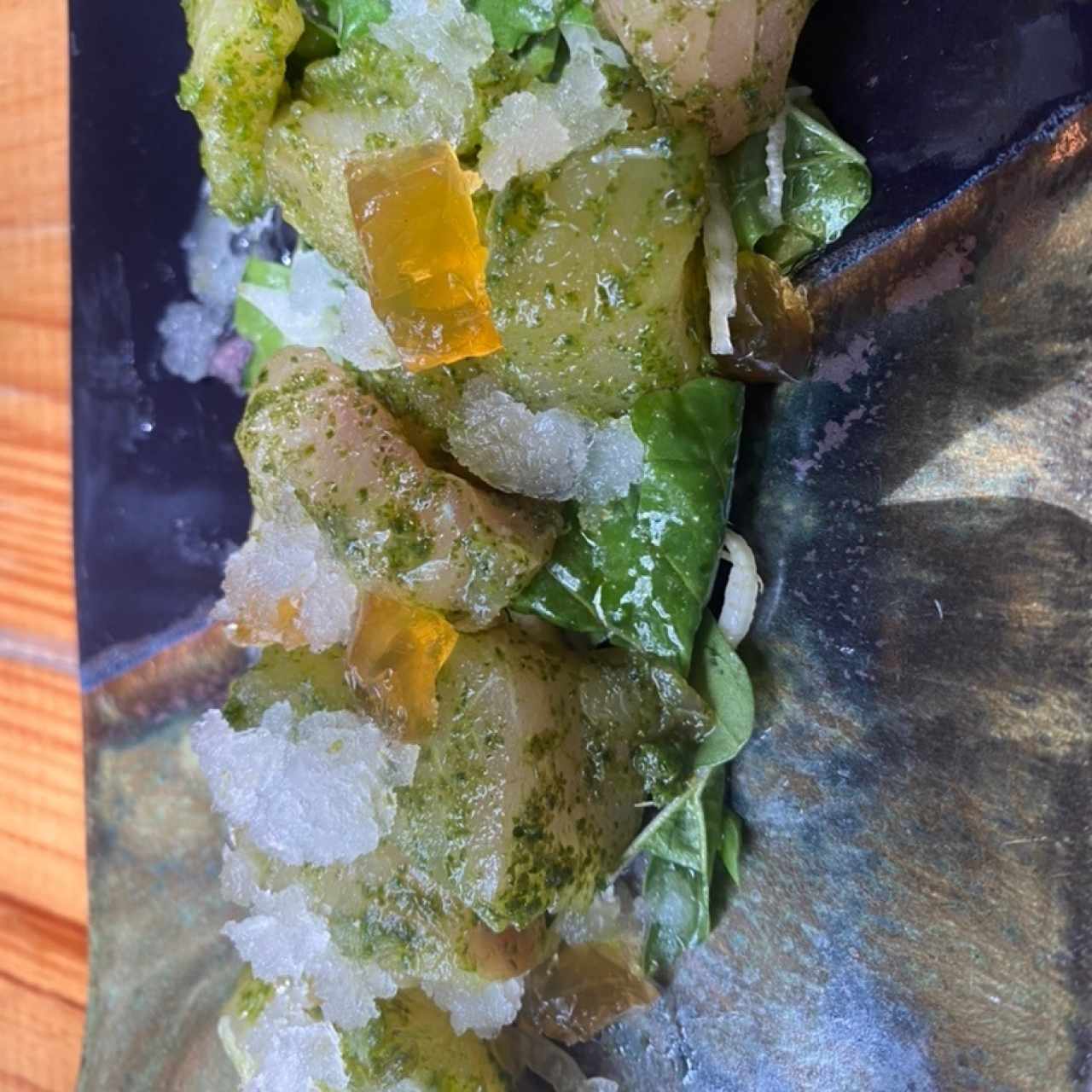 herb marinated robalo and lemon 
