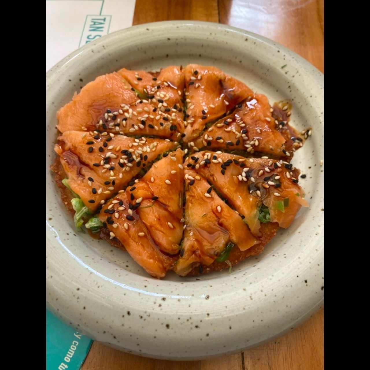sushi pizza (entrada)