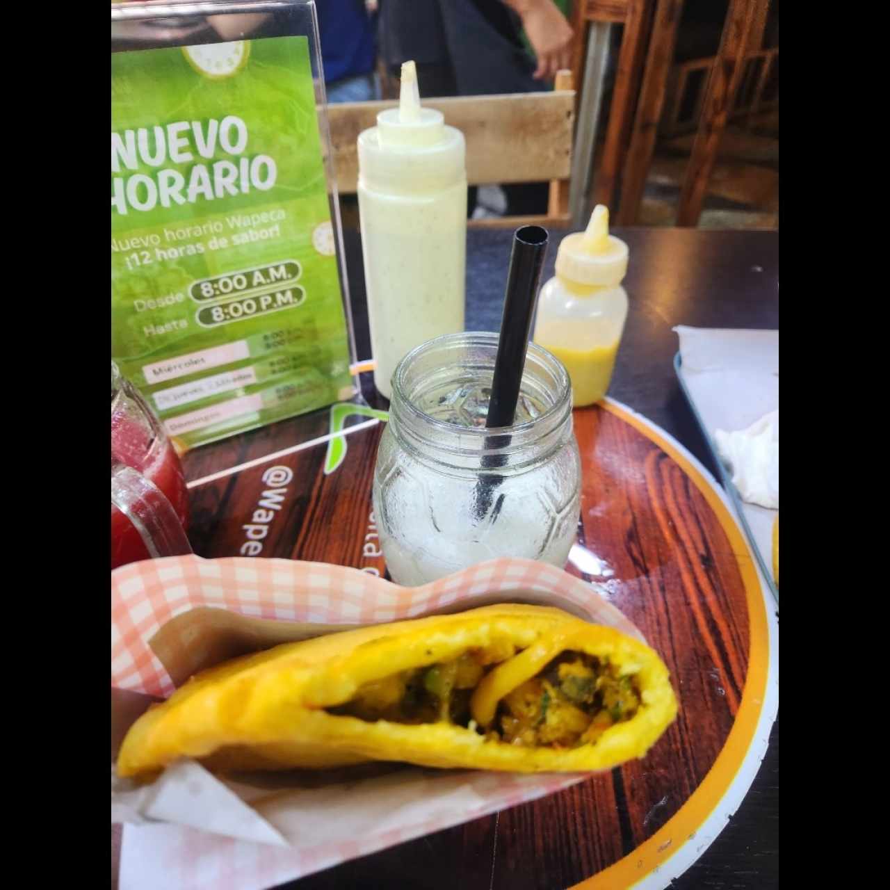 De mixtura del mar y jugo de guanabana