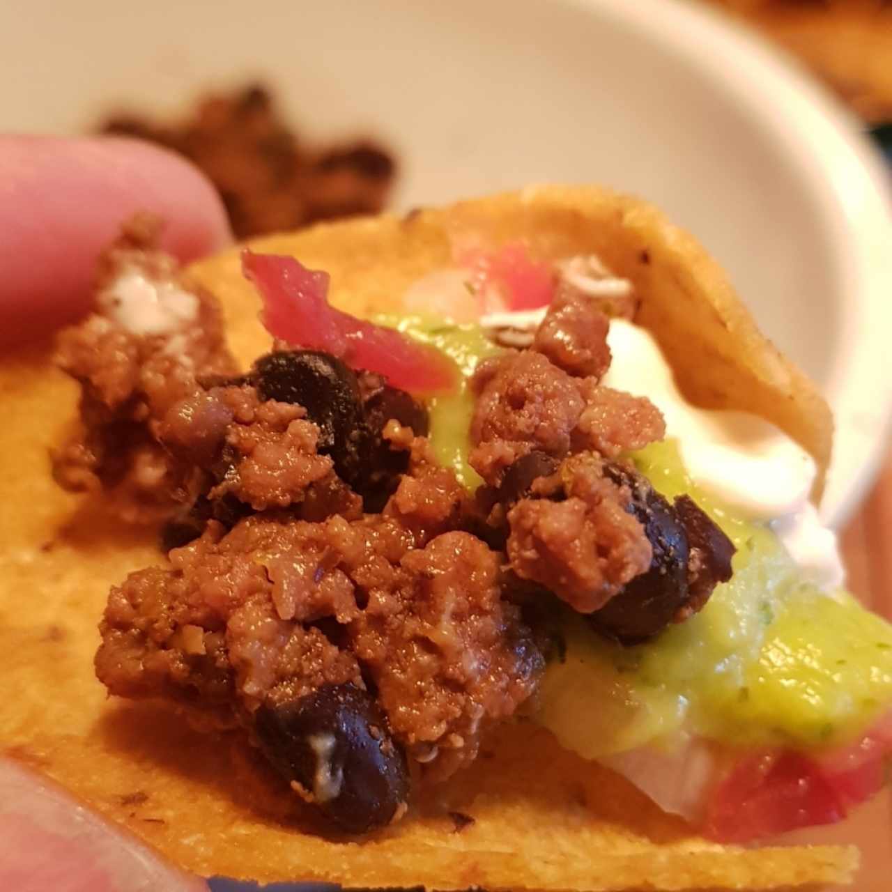 Mi nacho preparado.🤤