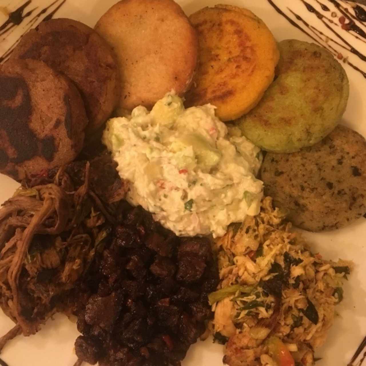 Degustacion de las distintas arepas