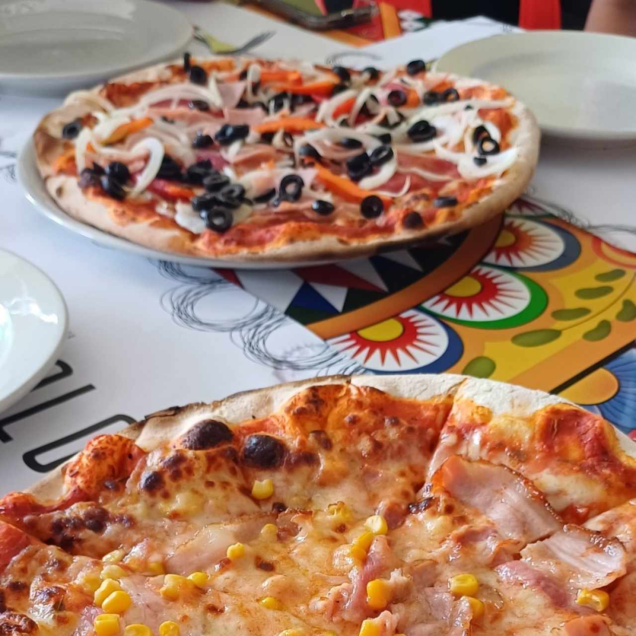 pizza primavera y pizza especial
