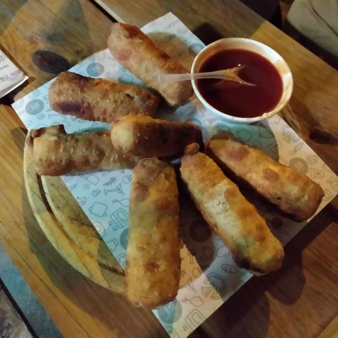 Plato de tequeños
