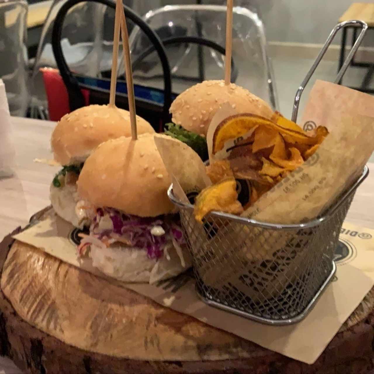 trío de hamburguesas super bueno!!!