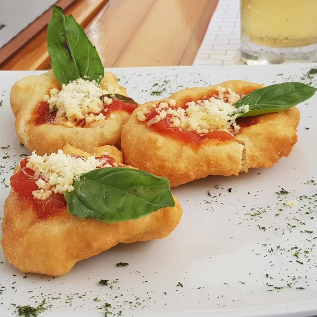 Pizzas fritas 
