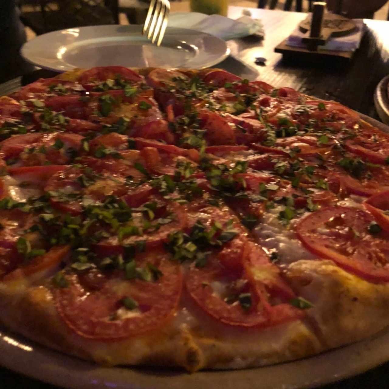 Pizza capresa