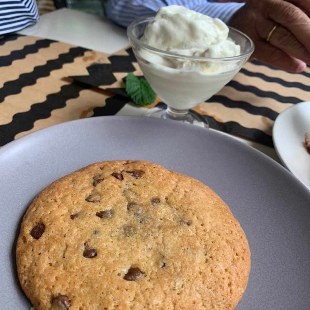 galleta con helado