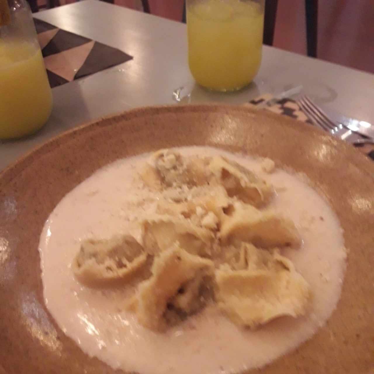 Tortellini de champiñones 