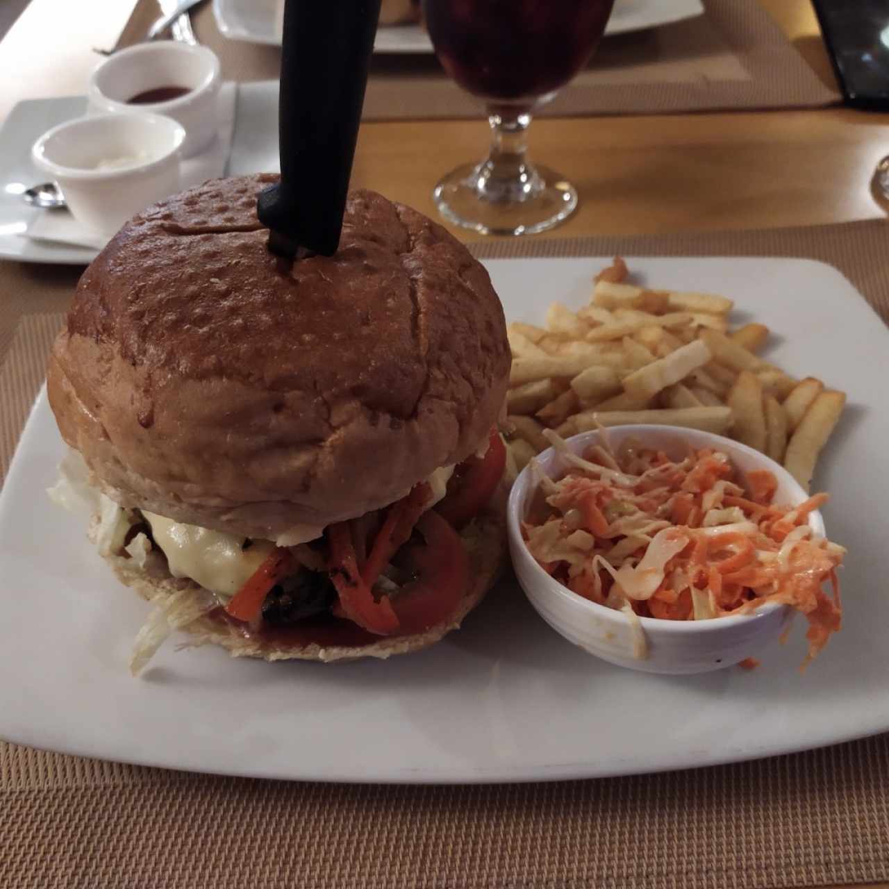 hamburguesa italiana 4$