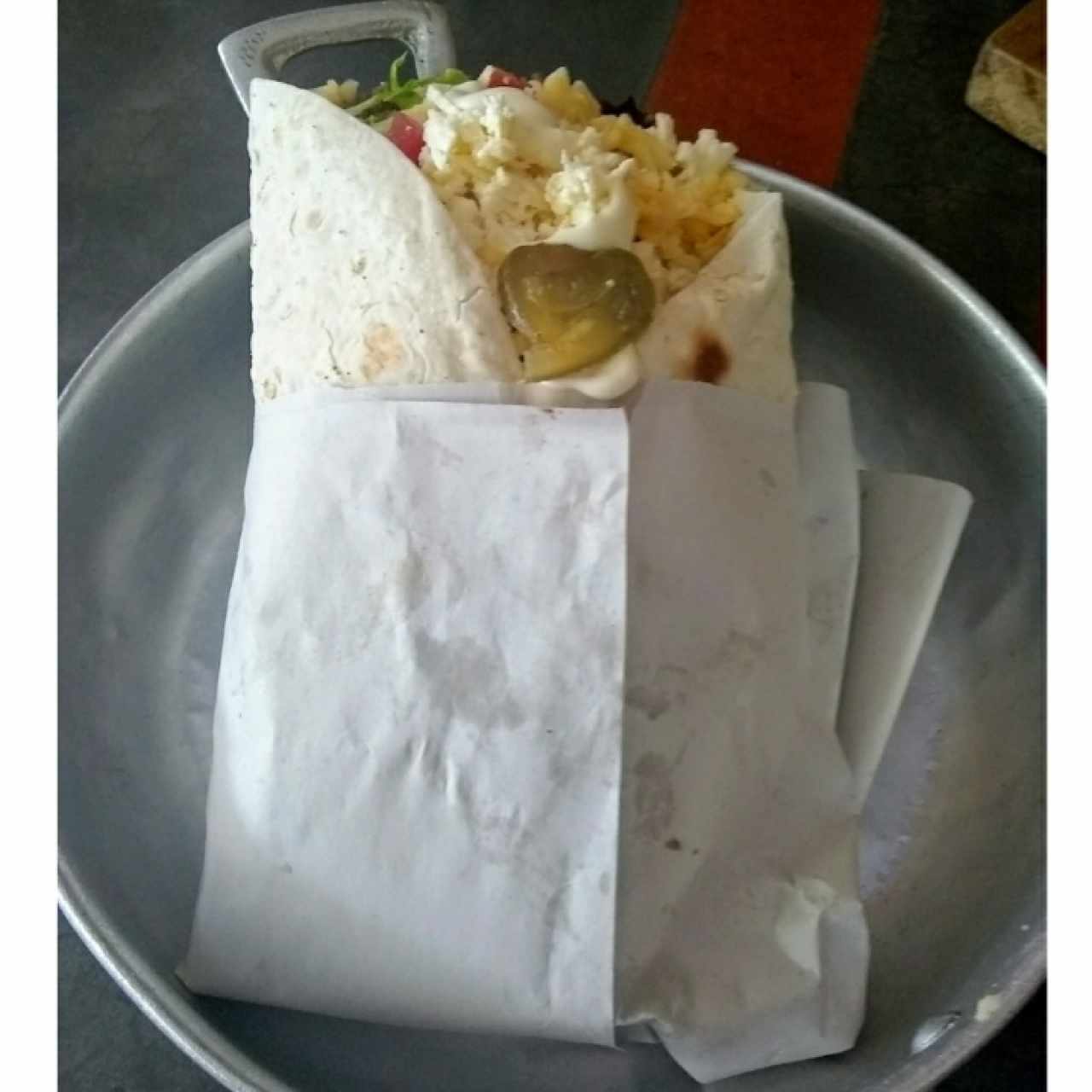 Burrito de carne molida (parte del combo Juanito Burro)