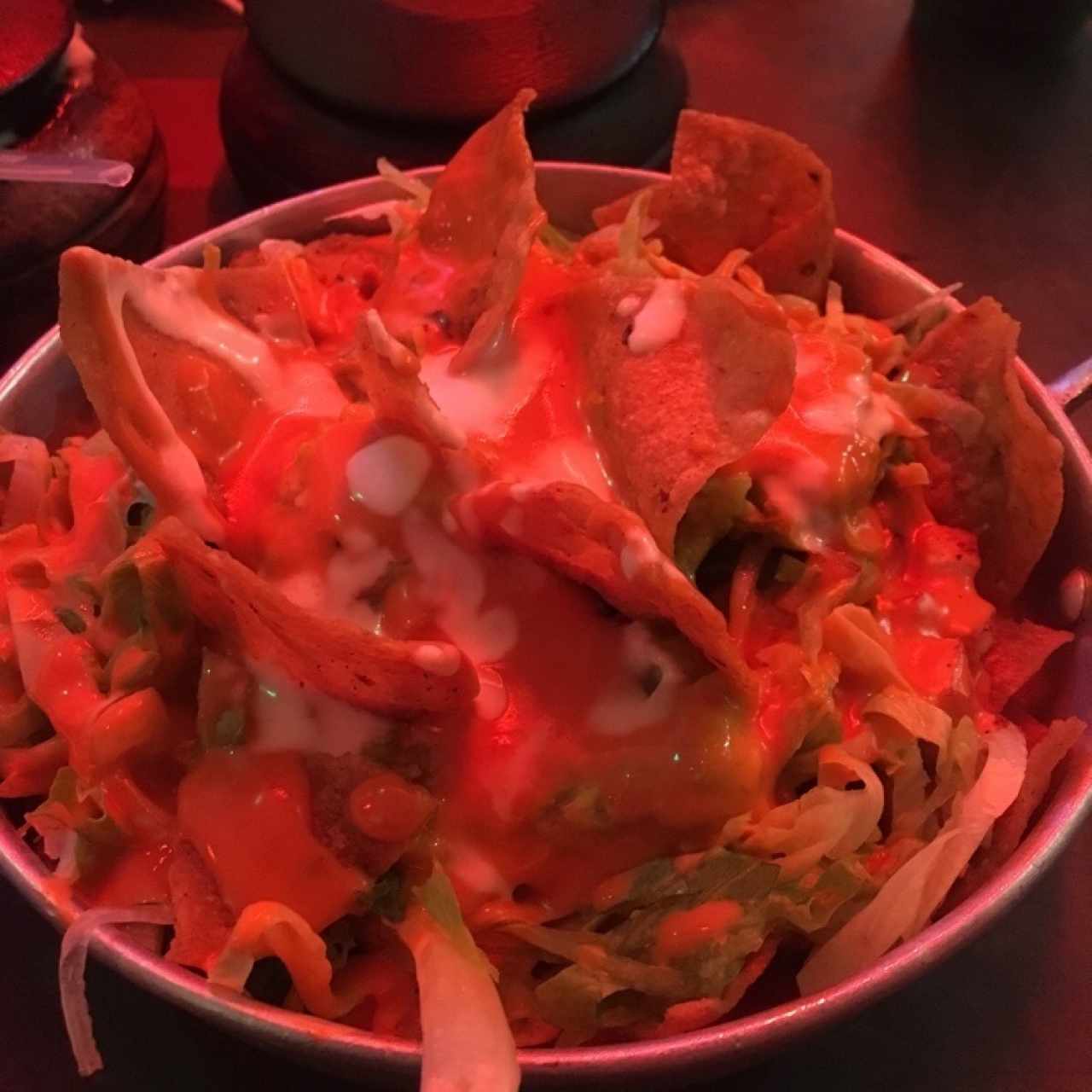 nachos de pollo 