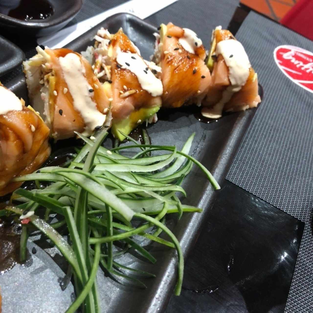 Sushi Pizza de Salmón