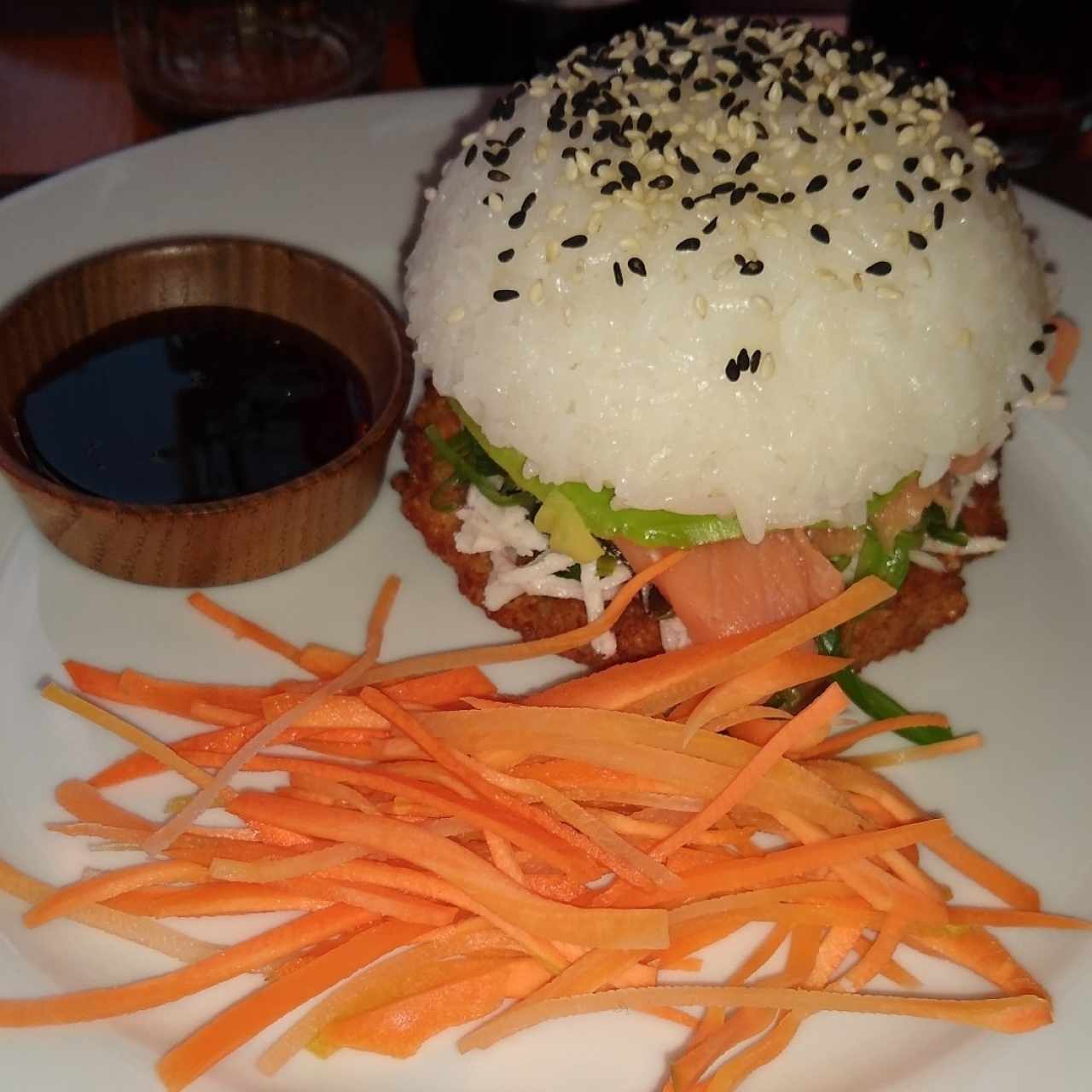 Sushi Burger Salmon