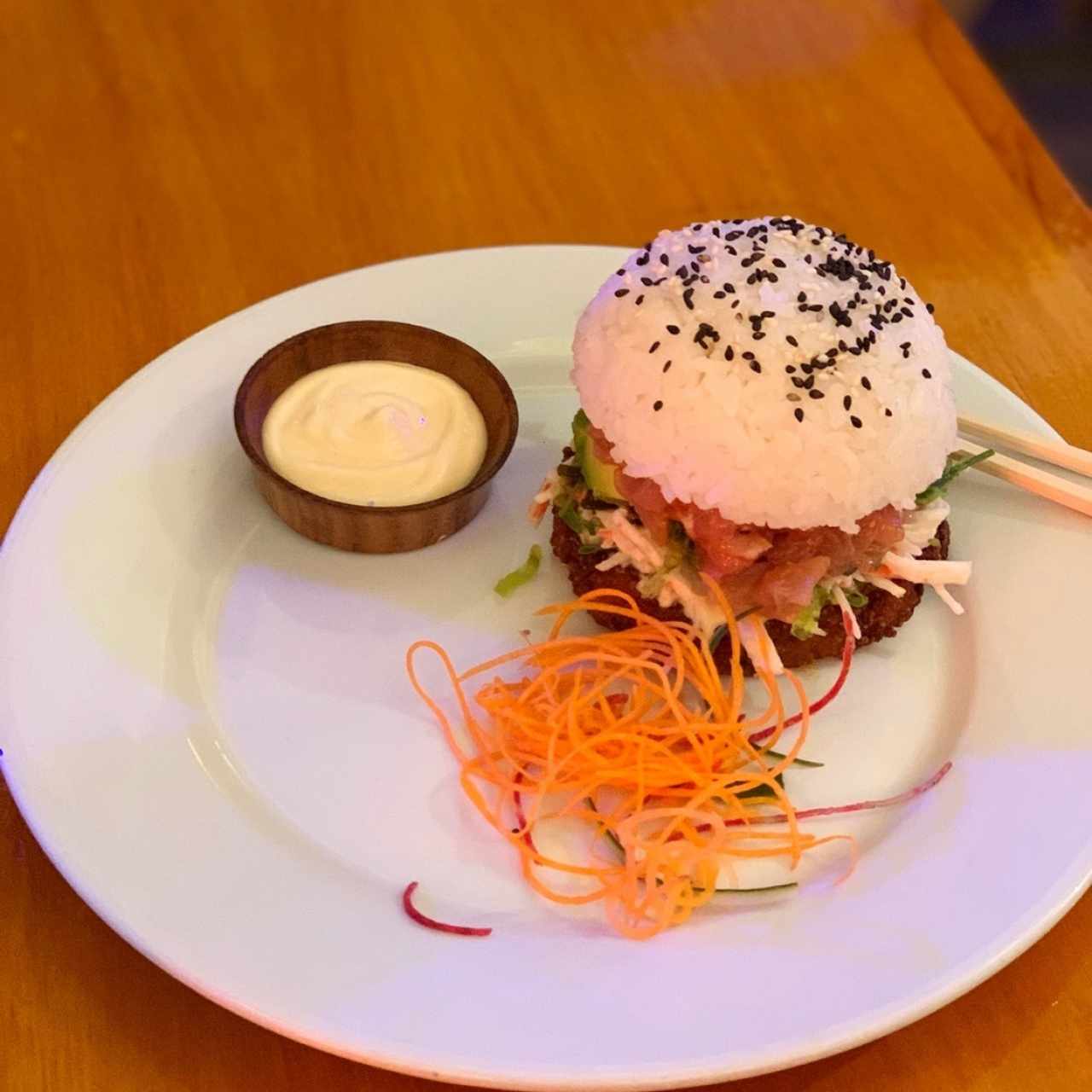Sushi Hamburguesa de atun 