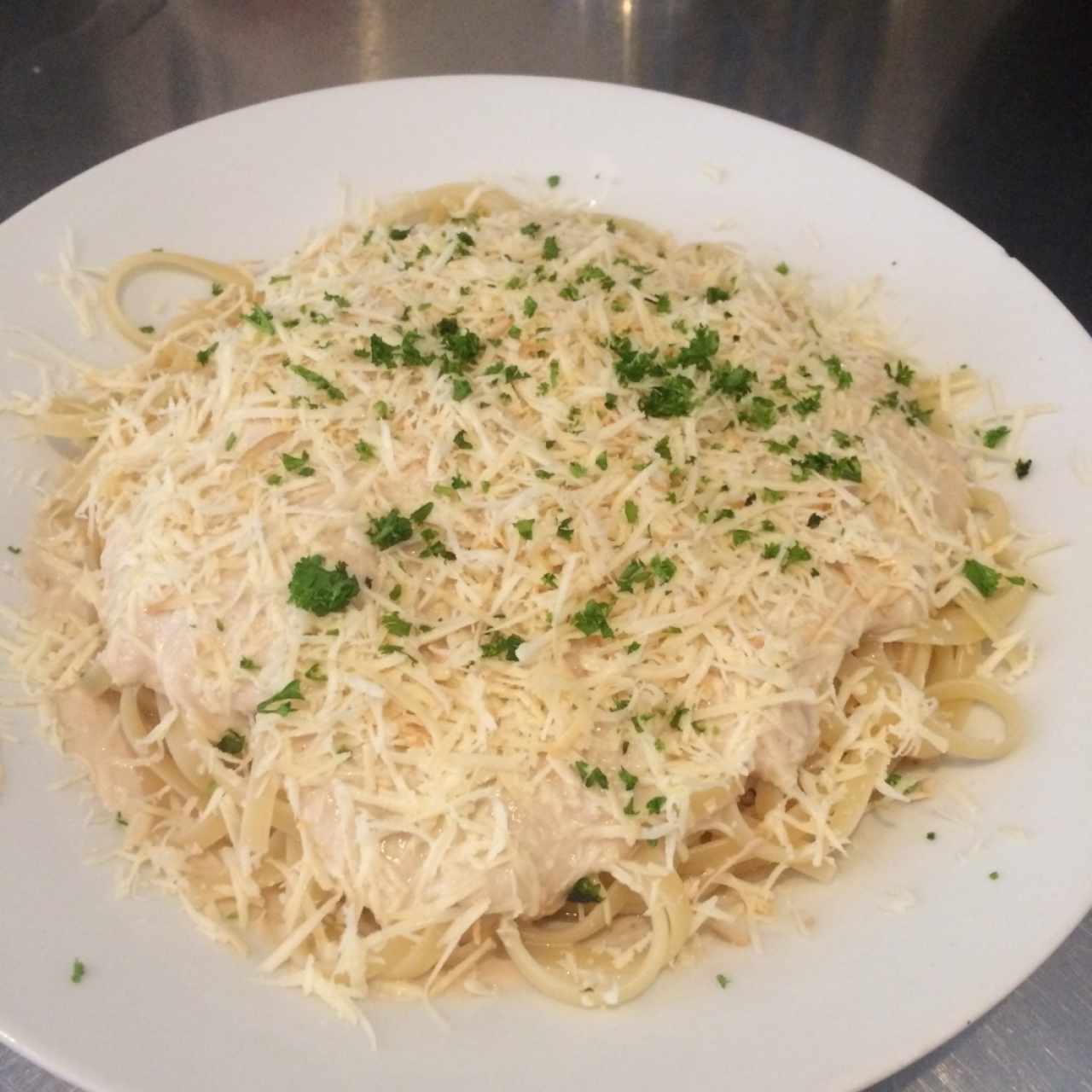 espaguetti 4 quesos